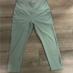Reebok Sleek Leggings in Sage Green